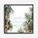 Shop Wategos Views (Square) Photo Canvas a coastal themed photography framed stretched canvas print from The Print Emporium wall artwork collection - Buy Australian made prints for the home and your interior decor space, TPE-969-CA-40X40-NF
