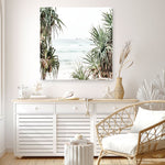 Shop Wategos Views (Square) Photo Canvas a coastal themed photography framed stretched canvas print from The Print Emporium wall artwork collection - Buy Australian made prints for the home and your interior decor space, TPE-969-CA-40X40-NF