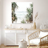 Shop Wategos Views (Square) Photo Canvas a coastal themed photography framed stretched canvas print from The Print Emporium wall artwork collection - Buy Australian made prints for the home and your interior decor space, TPE-969-CA-40X40-NF