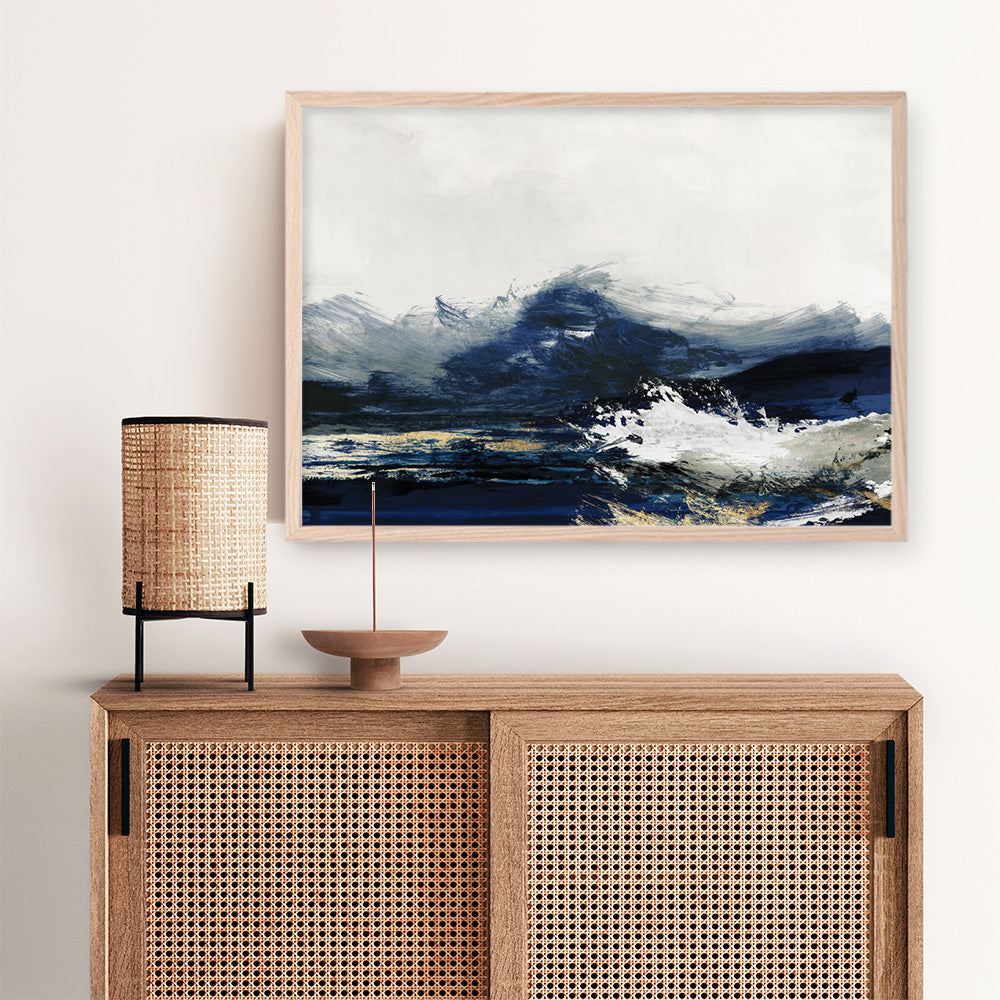 Shop Water Art Print a painted abstract themed wall art print from The Print Emporium wall artwork collection - Buy Australian made fine art painting style poster and framed prints for the home and your interior decor room, TPE-PC-PG281-AP