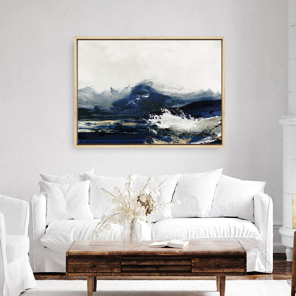 Shop Water Canvas Print a painted abstract themed framed canvas wall art print from The Print Emporium artwork collection - Buy Australian made fine art painting style stretched canvas prints for the home and your interior decor space, TPE-PC-PG281-CA-35X46-NF