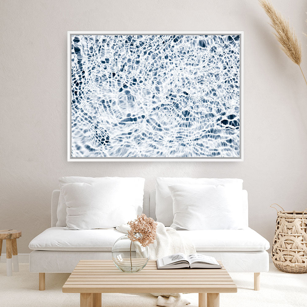 Shop Water Detail Photo Canvas Print a coastal themed photography framed stretched canvas print from The Print Emporium wall artwork collection - Buy Australian made prints for the home and your interior decor space, TPE-552-CA-35X46-NF