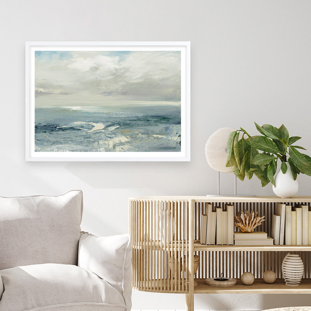 Shop Waves Art Print a painted abstract themed wall art print from The Print Emporium wall artwork collection - Buy Australian made fine art painting style poster and framed prints for the home and your interior decor room, TPE-WA-37620-AP