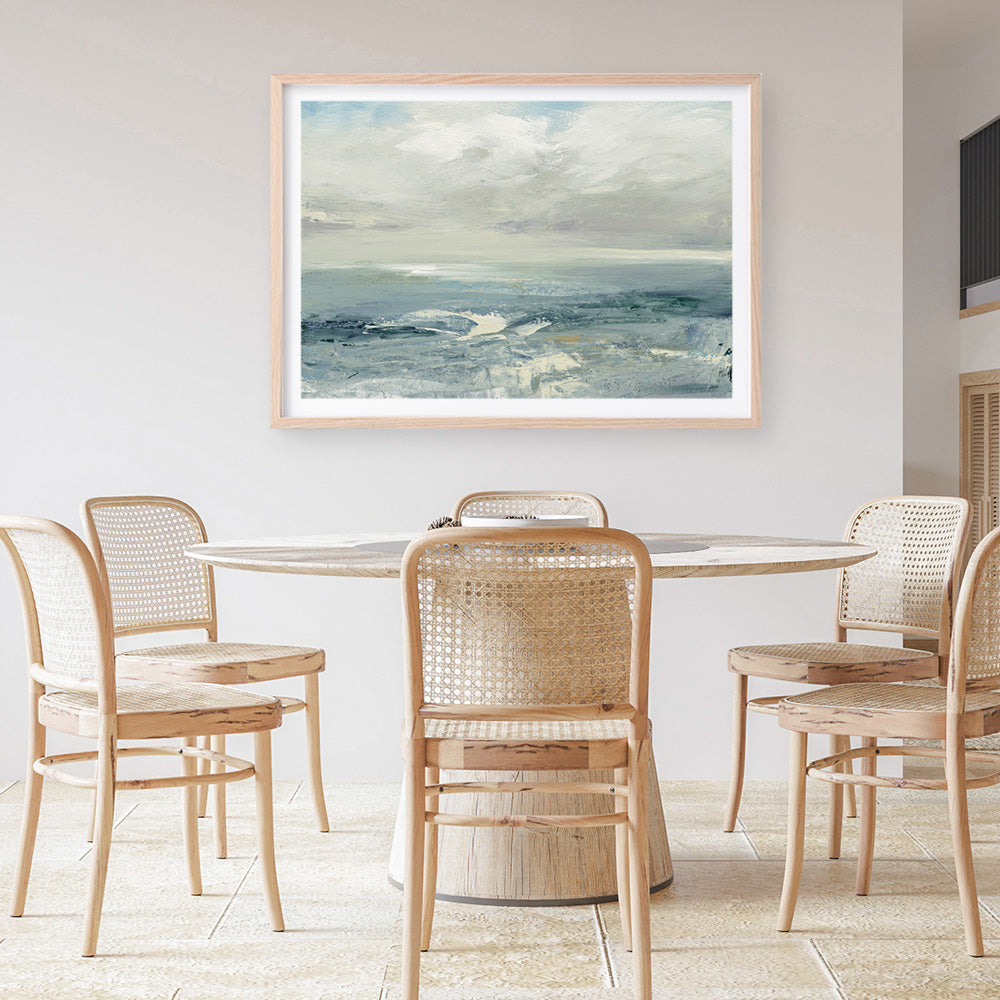 Shop Waves Art Print a painted abstract themed wall art print from The Print Emporium wall artwork collection - Buy Australian made fine art painting style poster and framed prints for the home and your interior decor room, TPE-WA-37620-AP