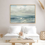 Shop Waves Canvas Print a painted abstract themed framed canvas wall art print from The Print Emporium artwork collection - Buy Australian made fine art painting style stretched canvas prints for the home and your interior decor space, TPE-WA-37620-CA-35X46-NF