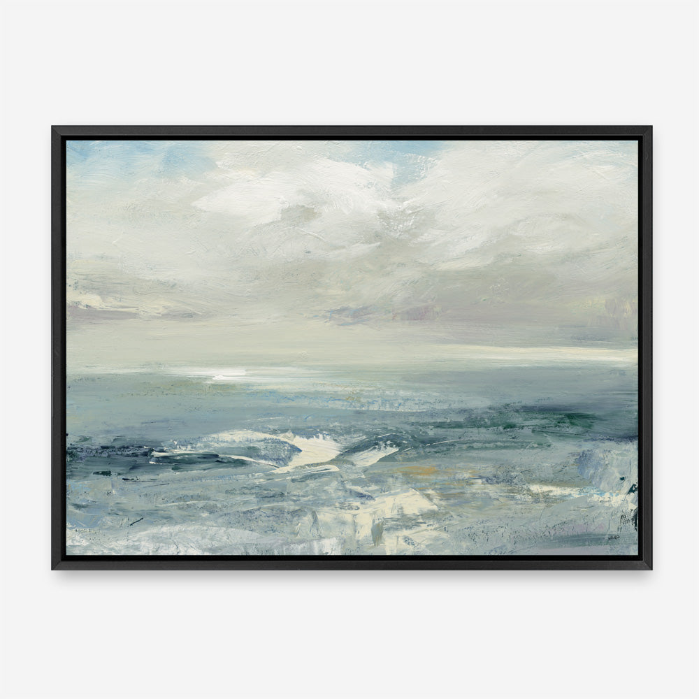 Shop Waves Canvas Print a painted abstract themed framed canvas wall art print from The Print Emporium artwork collection - Buy Australian made fine art painting style stretched canvas prints for the home and your interior decor space, TPE-WA-37620-CA-35X46-NF