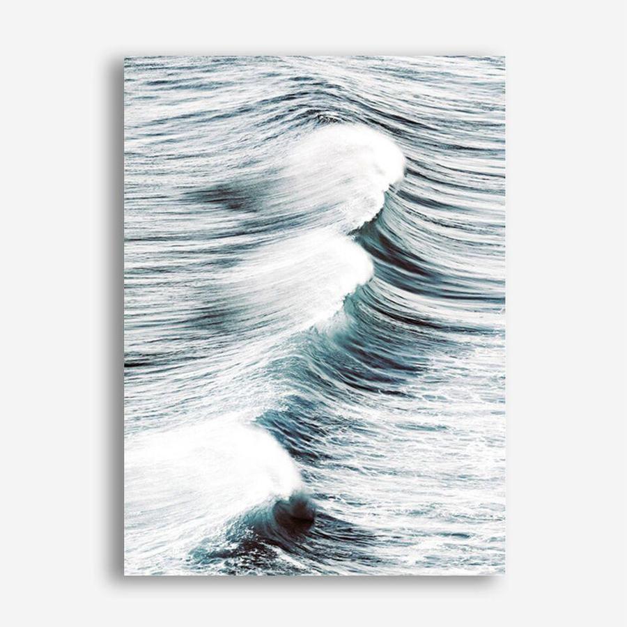 Shop Waves for Days Photo Canvas Print a coastal themed photography framed stretched canvas print from The Print Emporium wall artwork collection - Buy Australian made prints for the home and your interior decor space, TPE-631-CA-35X46-NF