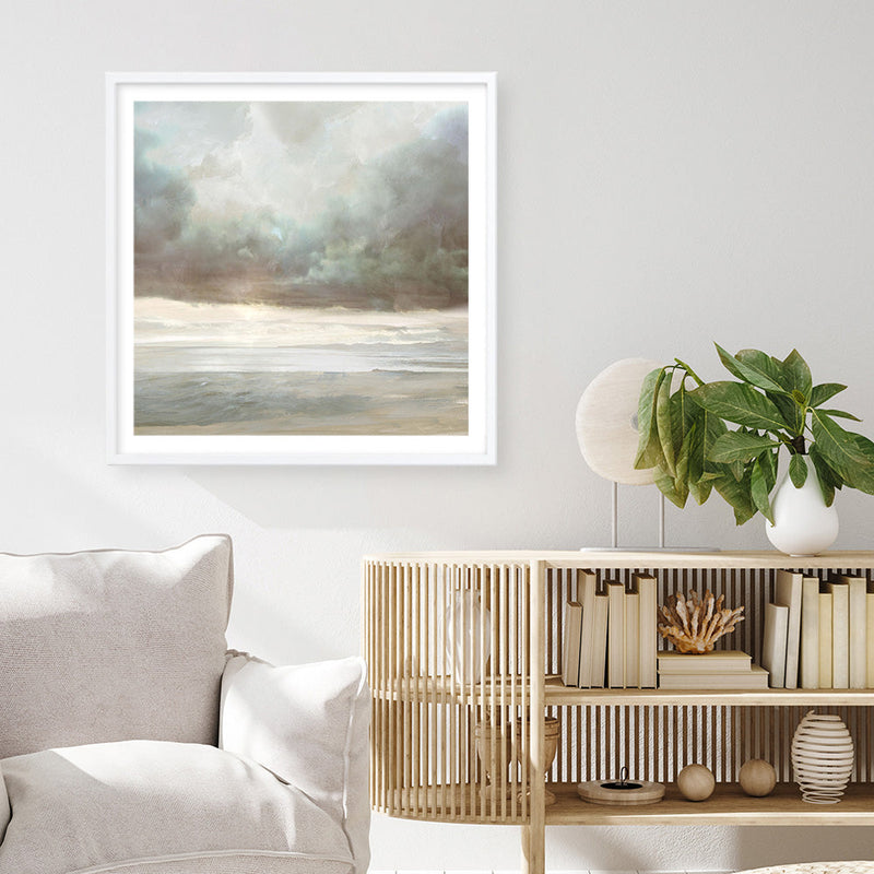 Shop Westward (Square) Art Print a painted abstract themed wall art print from The Print Emporium wall artwork collection - Buy Australian made fine art painting style poster and framed prints for the home and your interior decor room, TPE-DH-183-AP