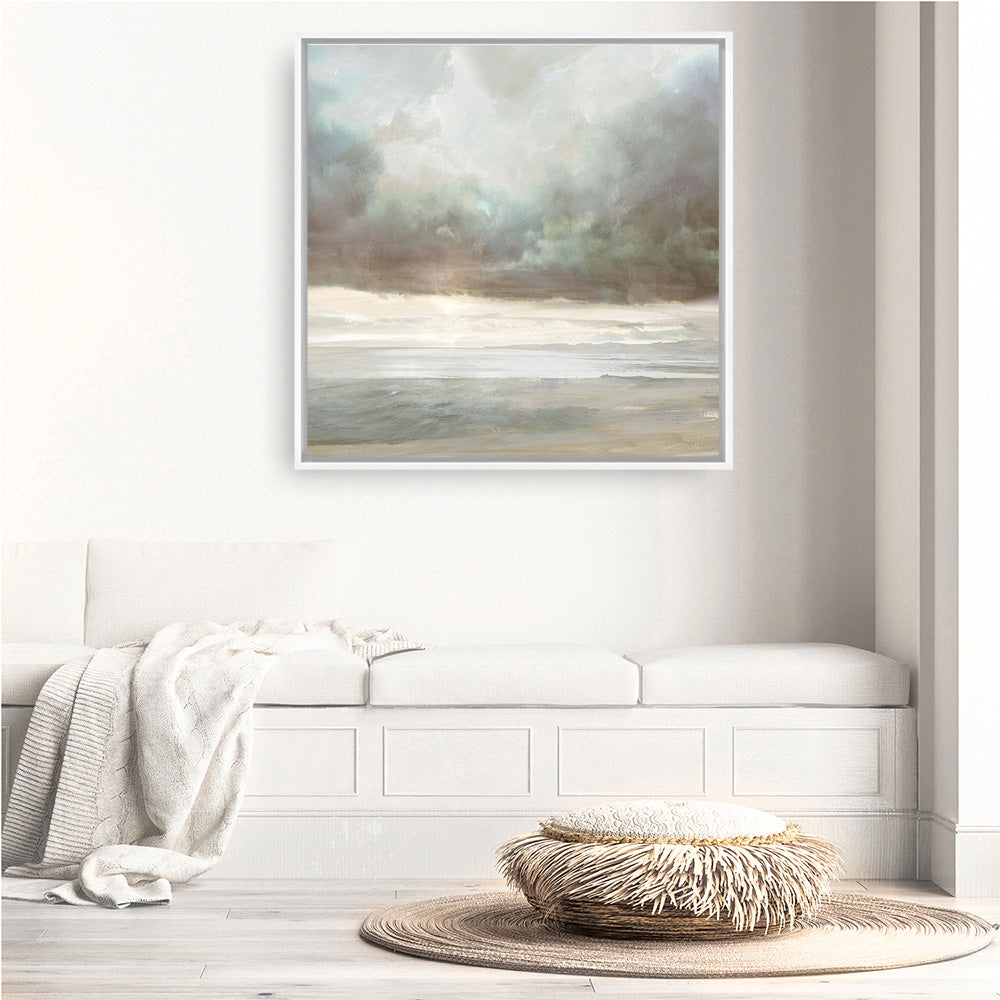 Shop Westward (Square) Canvas Print a painted abstract themed framed canvas wall art print from The Print Emporium artwork collection - Buy Australian made fine art painting style stretched canvas prints for the home and your interior decor space, TPE-DH-183-CA-40X40-NF