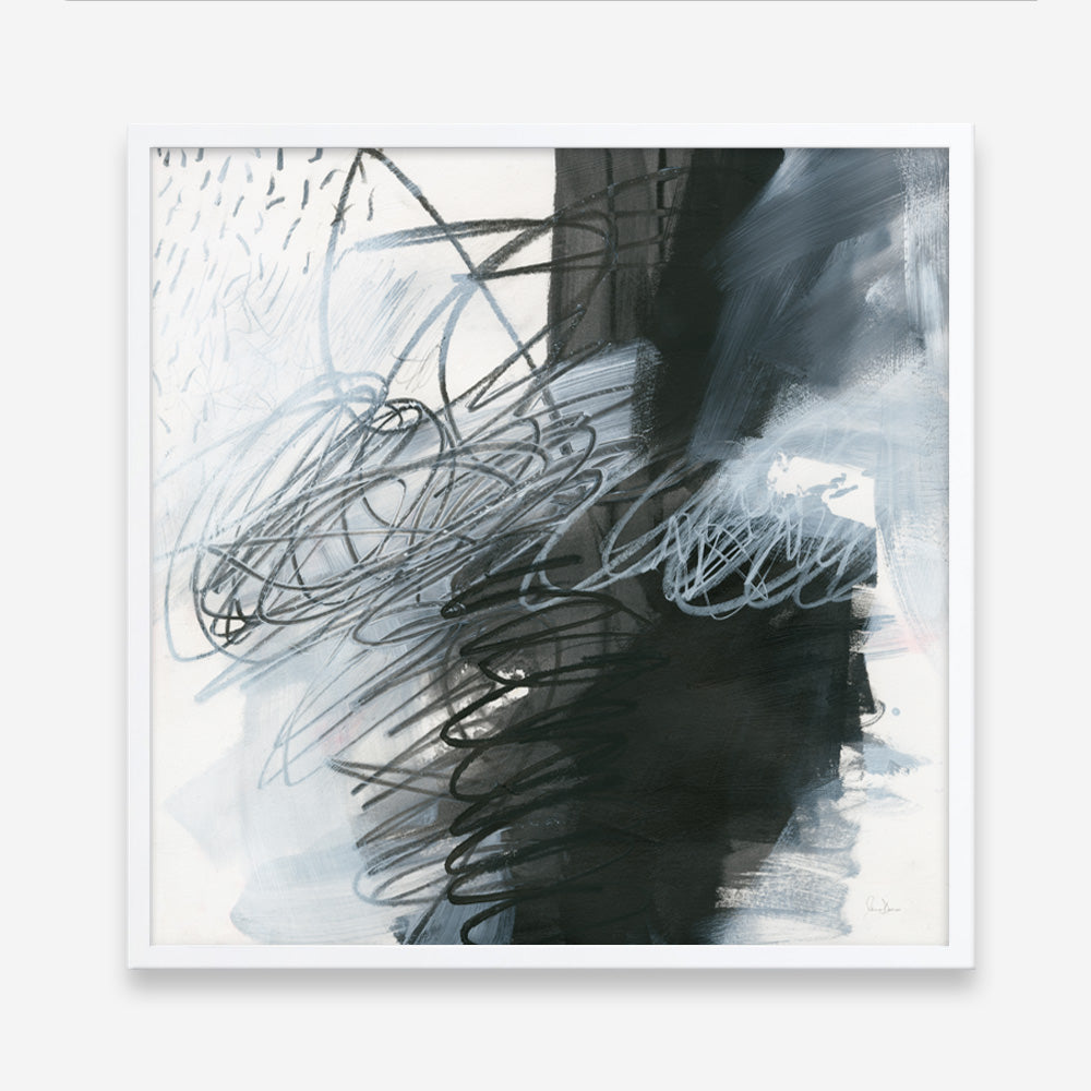 Shop Whats Happening I (Square) Art Print a painted abstract themed wall art print from The Print Emporium wall artwork collection - Buy Australian made fine art painting style poster and framed prints for the home and your interior decor room, TPE-WA-14273-AP