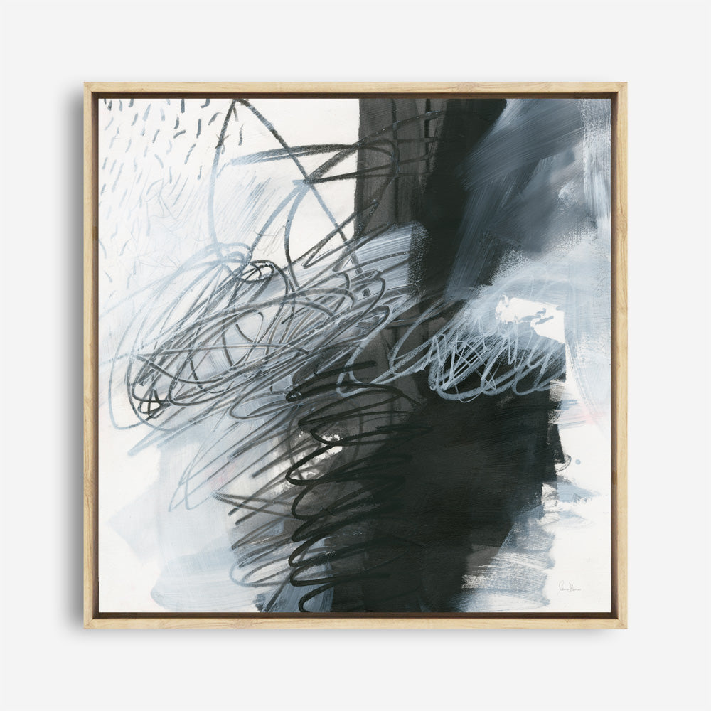 Shop Whats Happening I (Square) Canvas Print a painted abstract themed framed canvas wall art print from The Print Emporium artwork collection - Buy Australian made fine art painting style stretched canvas prints for the home and your interior decor space, TPE-WA-14273-CA-40X40-NF