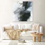 Shop Whats Happening I (Square) Canvas Print a painted abstract themed framed canvas wall art print from The Print Emporium artwork collection - Buy Australian made fine art painting style stretched canvas prints for the home and your interior decor space, TPE-WA-14273-CA-40X40-NF