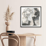 Shop Whats Happening II Neutral (Square) Art Print a painted abstract themed wall art print from The Print Emporium wall artwork collection - Buy Australian made fine art painting style poster and framed prints for the home and your interior decor room, TPE-WA-59009-AP