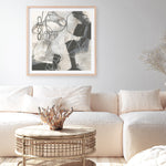 Shop Whats Happening II Neutral (Square) Art Print a painted abstract themed wall art print from The Print Emporium wall artwork collection - Buy Australian made fine art painting style poster and framed prints for the home and your interior decor room, TPE-WA-59009-AP