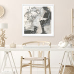 Shop Whats Happening II Neutral (Square) Art Print a painted abstract themed wall art print from The Print Emporium wall artwork collection - Buy Australian made fine art painting style poster and framed prints for the home and your interior decor room, TPE-WA-59009-AP
