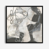 Shop Whats Happening II Neutral (Square) Canvas Print a painted abstract themed framed canvas wall art print from The Print Emporium artwork collection - Buy Australian made fine art painting style stretched canvas prints for the home and your interior decor space, TPE-WA-59009-CA-40X40-NF