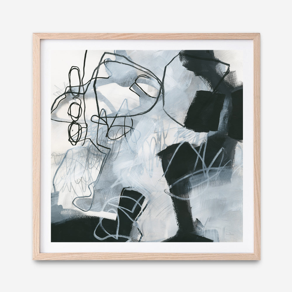 Shop Whats Happening II (Square) Art Print a painted abstract themed wall art print from The Print Emporium wall artwork collection - Buy Australian made fine art painting style poster and framed prints for the home and your interior decor room, TPE-WA-14274-AP