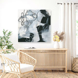 Shop Whats Happening II (Square) Canvas Print a painted abstract themed framed canvas wall art print from The Print Emporium artwork collection - Buy Australian made fine art painting style stretched canvas prints for the home and your interior decor space, TPE-WA-14274-CA-40X40-NF