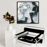 Shop Whats Happening II (Square) Canvas Print a painted abstract themed framed canvas wall art print from The Print Emporium artwork collection - Buy Australian made fine art painting style stretched canvas prints for the home and your interior decor space, TPE-WA-14274-CA-40X40-NF