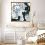 Shop Whats Happening II (Square) Canvas Print a painted abstract themed framed canvas wall art print from The Print Emporium artwork collection - Buy Australian made fine art painting style stretched canvas prints for the home and your interior decor space, TPE-WA-14274-CA-40X40-NF