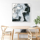 Shop Whats Happening II (Square) Canvas Print a painted abstract themed framed canvas wall art print from The Print Emporium artwork collection - Buy Australian made fine art painting style stretched canvas prints for the home and your interior decor space, TPE-WA-14274-CA-40X40-NF