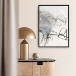 Shop Whats Happening III Neutral Art Print a painted abstract themed wall art print from The Print Emporium wall artwork collection - Buy Australian made fine art painting style poster and framed prints for the home and your interior decor room, TPE-WA-59010
