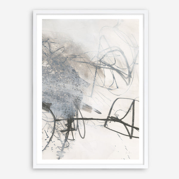 Shop Whats Happening III Neutral Art Print a painted abstract themed wall art print from The Print Emporium wall artwork collection - Buy Australian made fine art painting style poster and framed prints for the home and your interior decor room, TPE-WA-59010