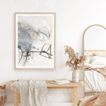 Shop Whats Happening III Neutral Art Print a painted abstract themed wall art print from The Print Emporium wall artwork collection - Buy Australian made fine art painting style poster and framed prints for the home and your interior decor room, TPE-WA-59010
