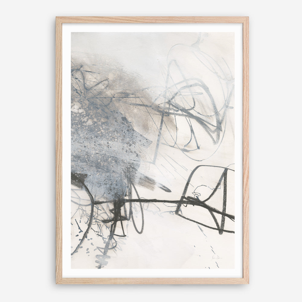 Shop Whats Happening III Neutral Art Print a painted abstract themed wall art print from The Print Emporium wall artwork collection - Buy Australian made fine art painting style poster and framed prints for the home and your interior decor room, TPE-WA-59010