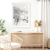 Shop Whats Happening III Neutral Art Print a painted abstract themed wall art print from The Print Emporium wall artwork collection - Buy Australian made fine art painting style poster and framed prints for the home and your interior decor room, TPE-WA-59010