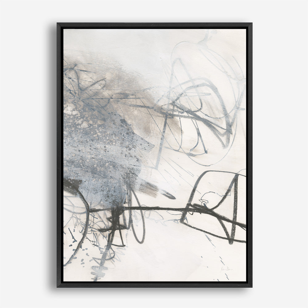 Shop Whats Happening III Neutral Canvas Print a painted abstract themed framed canvas wall art print from The Print Emporium artwork collection - Buy Australian made fine art painting style stretched canvas prints for the home and your interior decor space, TPE-WA-59010-CA-35X46-NF