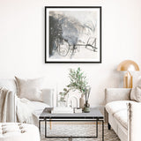Shop Whats Happening III Neutral (Square) Art Print a painted abstract themed wall art print from The Print Emporium wall artwork collection - Buy Australian made fine art painting style poster and framed prints for the home and your interior decor room, TPE-WA-59010-AP
