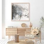 Shop Whats Happening III Neutral (Square) Art Print a painted abstract themed wall art print from The Print Emporium wall artwork collection - Buy Australian made fine art painting style poster and framed prints for the home and your interior decor room, TPE-WA-59010-AP