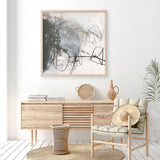 Shop Whats Happening III Neutral (Square) Art Print a painted abstract themed wall art print from The Print Emporium wall artwork collection - Buy Australian made fine art painting style poster and framed prints for the home and your interior decor room, TPE-WA-59010-AP