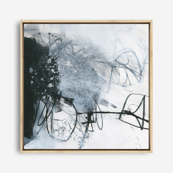 Shop Whats Happening III (Square) Canvas Print a painted abstract themed framed canvas wall art print from The Print Emporium artwork collection - Buy Australian made fine art painting style stretched canvas prints for the home and your interior decor space, TPE-WA-14275-CA-40X40-NF