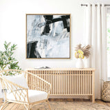 Shop Whats Happening V (Square) Canvas Print a painted abstract themed framed canvas wall art print from The Print Emporium artwork collection - Buy Australian made fine art painting style stretched canvas prints for the home and your interior decor space, TPE-WA-23513-CA-40X40-NF