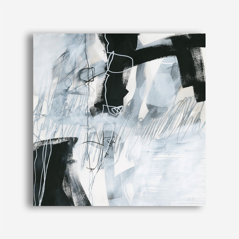 Shop Whats Happening V (Square) Canvas Print a painted abstract themed framed canvas wall art print from The Print Emporium artwork collection - Buy Australian made fine art painting style stretched canvas prints for the home and your interior decor space, TPE-WA-23513-CA-40X40-NF