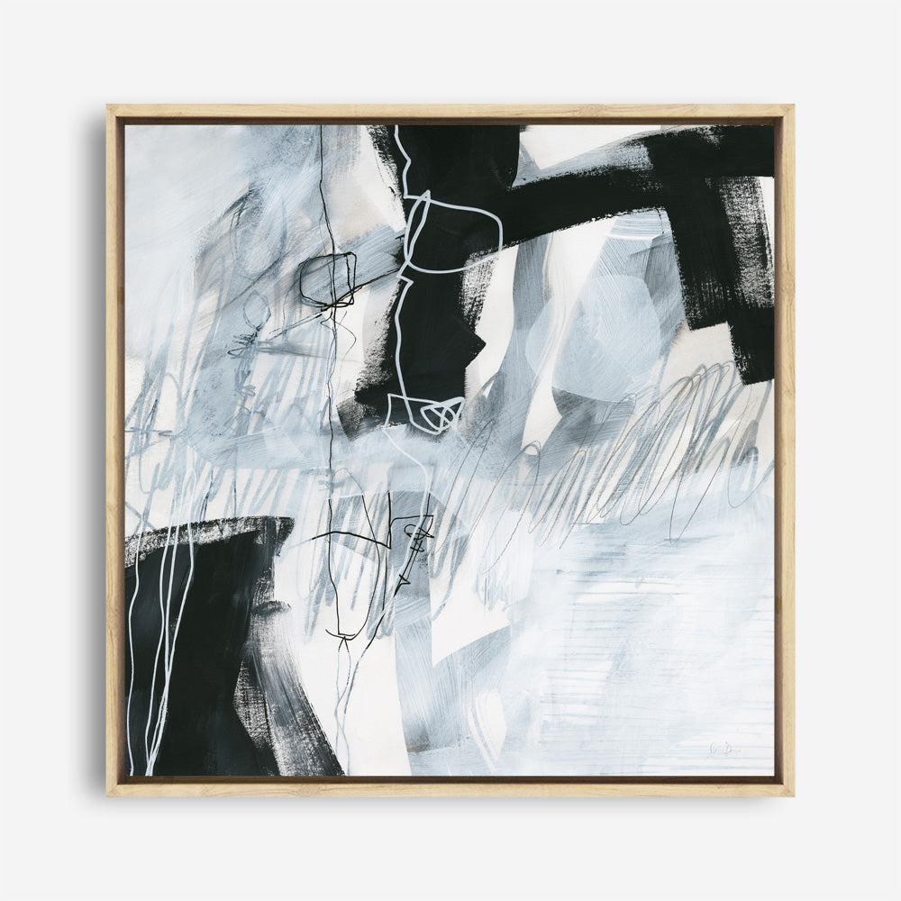 Shop Whats Happening V (Square) Canvas Print a painted abstract themed framed canvas wall art print from The Print Emporium artwork collection - Buy Australian made fine art painting style stretched canvas prints for the home and your interior decor space, TPE-WA-23513-CA-40X40-NF