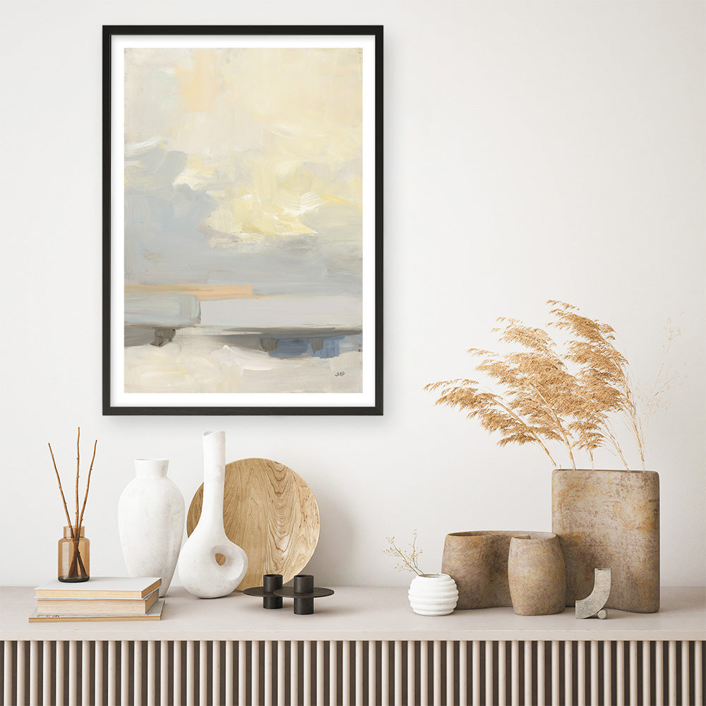 Shop Where Land Meets Sky Art Print a painted abstract themed wall art print from The Print Emporium wall artwork collection - Buy Australian made fine art painting style poster and framed prints for the home and your interior decor room, TPE-WA-67934-AP