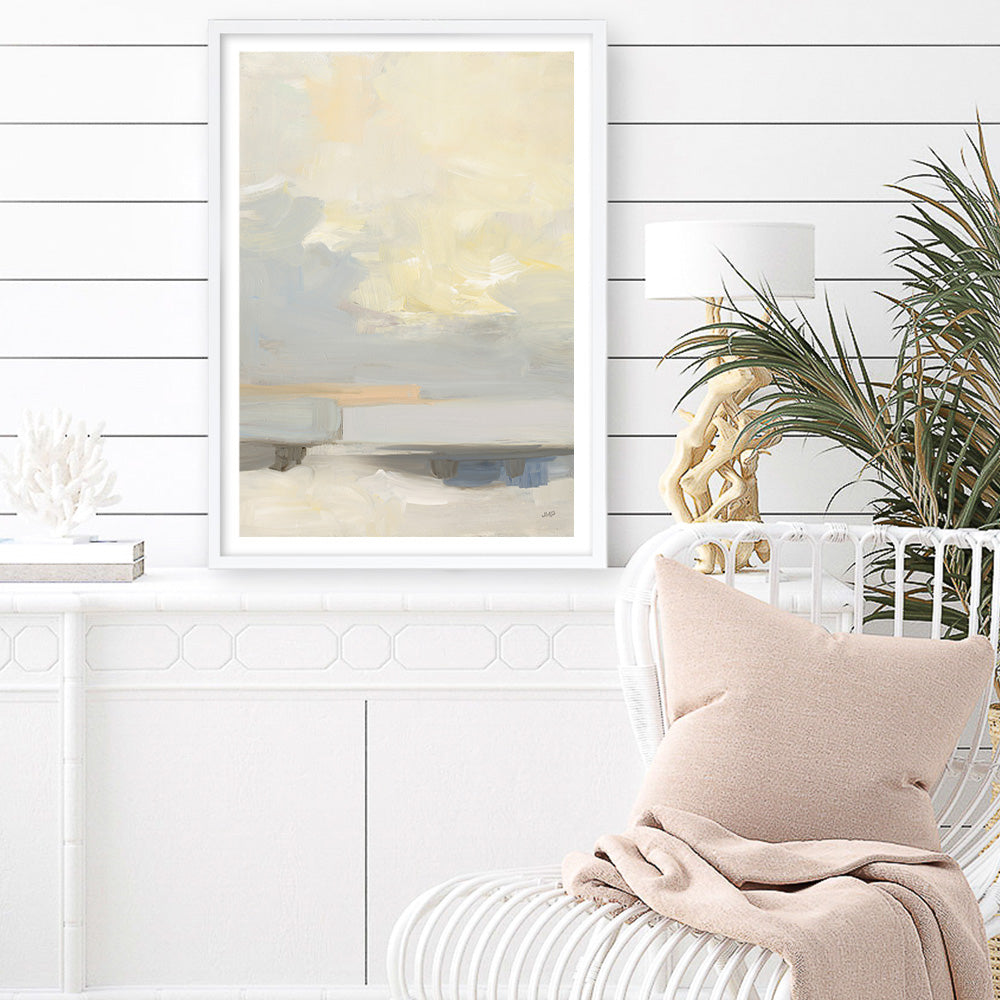 Shop Where Land Meets Sky Art Print a painted abstract themed wall art print from The Print Emporium wall artwork collection - Buy Australian made fine art painting style poster and framed prints for the home and your interior decor room, TPE-WA-67934-AP