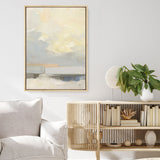 Shop Where Land Meets Sky Canvas Print a painted abstract themed framed canvas wall art print from The Print Emporium artwork collection - Buy Australian made fine art painting style stretched canvas prints for the home and your interior decor space, TPE-WA-67934-CA-35X46-NF