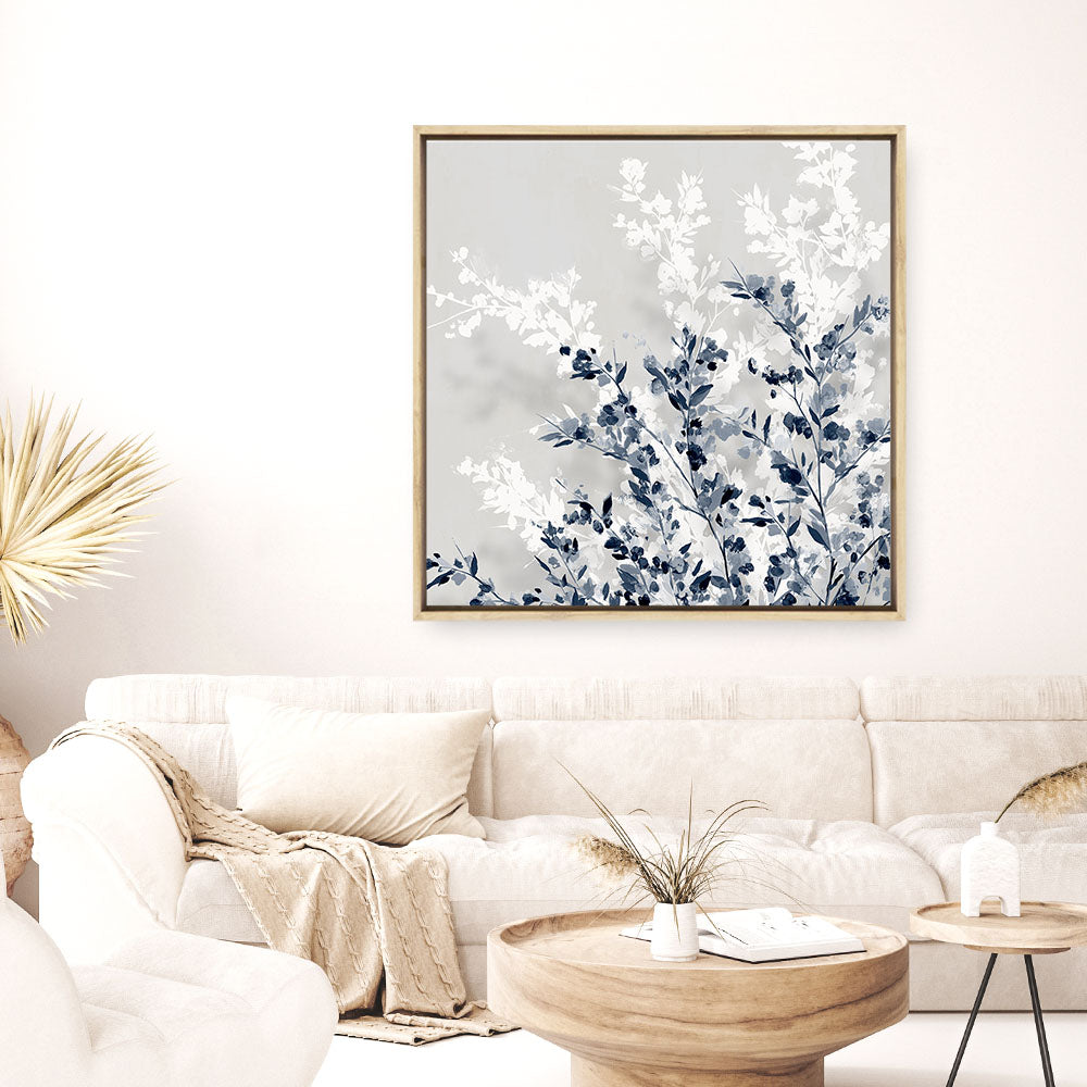 Shop Where Will We Be This Spring I (Square) Canvas Print a painted abstract themed framed canvas wall art print from The Print Emporium artwork collection - Buy Australian made fine art painting style stretched canvas prints for the home and your interior decor space, TPE-PC-EZ859-CA-40X40-NF