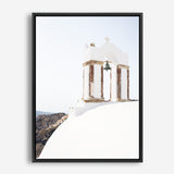 Shop White Bell Tower Photo Canvas Print a coastal themed photography framed stretched canvas print from The Print Emporium wall artwork collection - Buy Australian made prints for the home and your interior decor space, TPE-1341-CA-35X46-NF