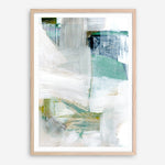Shop White Blues I Art Print a painted abstract themed wall art print from The Print Emporium wall artwork collection - Buy Australian made fine art painting style poster and framed prints for the home and your interior decor room, TPE-PC-WZ023-AP