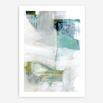 Shop White Blues I Art Print a painted abstract themed wall art print from The Print Emporium wall artwork collection - Buy Australian made fine art painting style poster and framed prints for the home and your interior decor room, TPE-PC-WZ023-AP