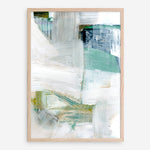 Shop White Blues I Art Print a painted abstract themed wall art print from The Print Emporium wall artwork collection - Buy Australian made fine art painting style poster and framed prints for the home and your interior decor room, TPE-PC-WZ023-AP
