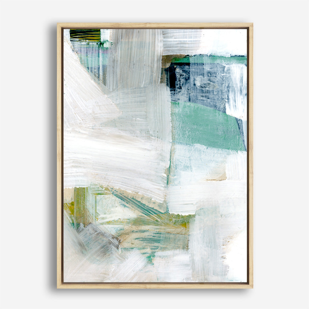 Shop White Blues I Canvas Print a painted abstract themed framed canvas wall art print from The Print Emporium artwork collection - Buy Australian made fine art painting style stretched canvas prints for the home and your interior decor space, TPE-PC-WZ023-CA-35X46-NF