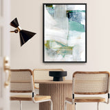 Shop White Blues I Canvas Print a painted abstract themed framed canvas wall art print from The Print Emporium artwork collection - Buy Australian made fine art painting style stretched canvas prints for the home and your interior decor space, TPE-PC-WZ023-CA-35X46-NF