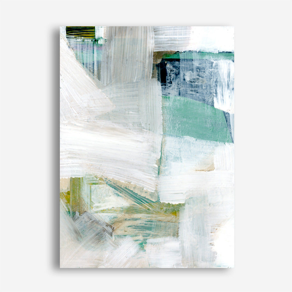Shop White Blues I Canvas Print a painted abstract themed framed canvas wall art print from The Print Emporium artwork collection - Buy Australian made fine art painting style stretched canvas prints for the home and your interior decor space, TPE-PC-WZ023-CA-35X46-NF