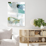 Shop White Blues I Canvas Print a painted abstract themed framed canvas wall art print from The Print Emporium artwork collection - Buy Australian made fine art painting style stretched canvas prints for the home and your interior decor space, TPE-PC-WZ023-CA-35X46-NF